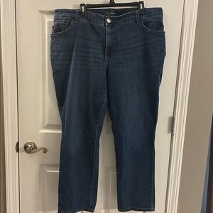 Lee jeans 22w medium slimming straight leg